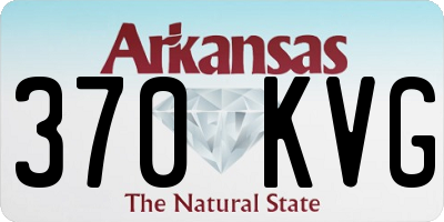 AR license plate 370KVG