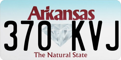AR license plate 370KVJ