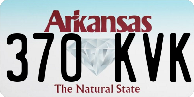 AR license plate 370KVK