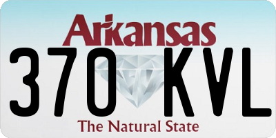 AR license plate 370KVL