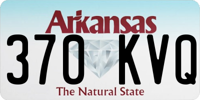 AR license plate 370KVQ