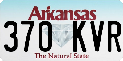 AR license plate 370KVR