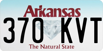 AR license plate 370KVT