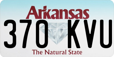AR license plate 370KVU