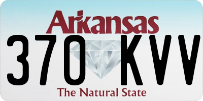 AR license plate 370KVV