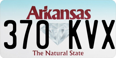 AR license plate 370KVX