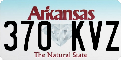 AR license plate 370KVZ