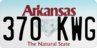 AR license plate 370KWG