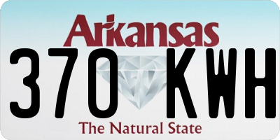 AR license plate 370KWH