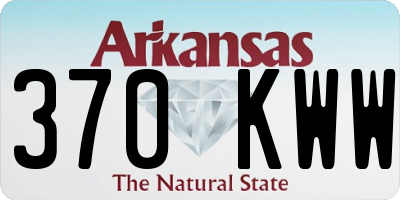 AR license plate 370KWW