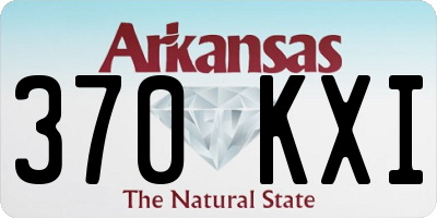 AR license plate 370KXI