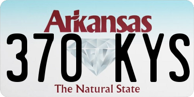 AR license plate 370KYS