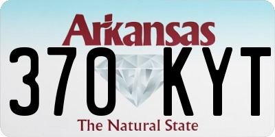 AR license plate 370KYT