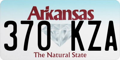 AR license plate 370KZA