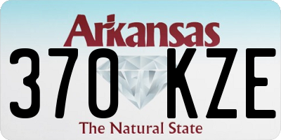 AR license plate 370KZE