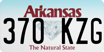 AR license plate 370KZG