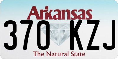 AR license plate 370KZJ