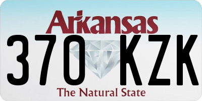 AR license plate 370KZK