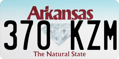 AR license plate 370KZM