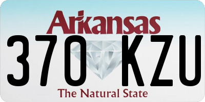 AR license plate 370KZU
