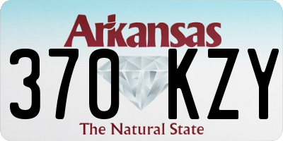 AR license plate 370KZY