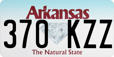 AR license plate 370KZZ