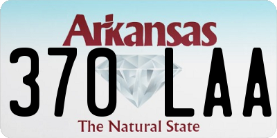 AR license plate 370LAA