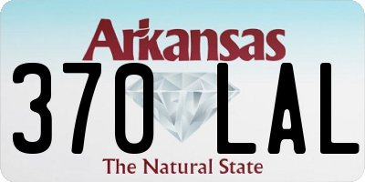 AR license plate 370LAL
