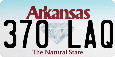 AR license plate 370LAQ