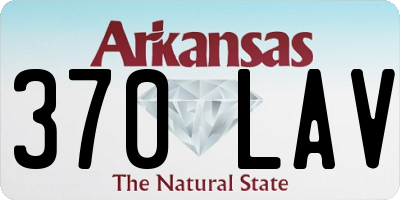 AR license plate 370LAV
