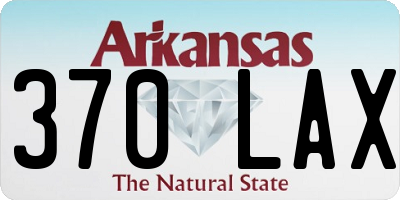 AR license plate 370LAX