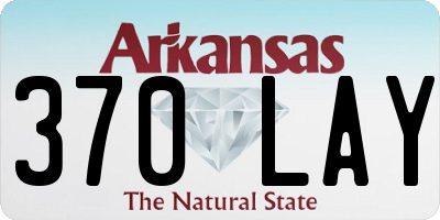 AR license plate 370LAY
