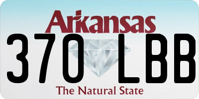 AR license plate 370LBB