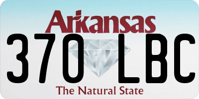 AR license plate 370LBC
