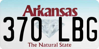 AR license plate 370LBG