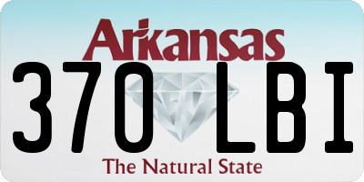 AR license plate 370LBI