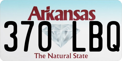 AR license plate 370LBQ