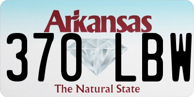 AR license plate 370LBW