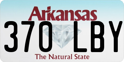AR license plate 370LBY