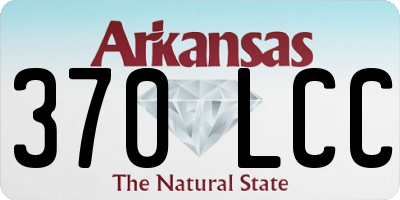 AR license plate 370LCC