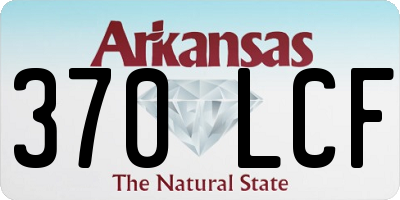 AR license plate 370LCF