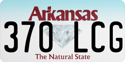AR license plate 370LCG
