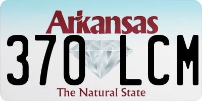 AR license plate 370LCM