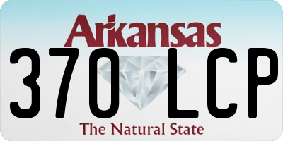 AR license plate 370LCP