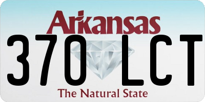 AR license plate 370LCT