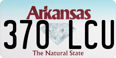 AR license plate 370LCU