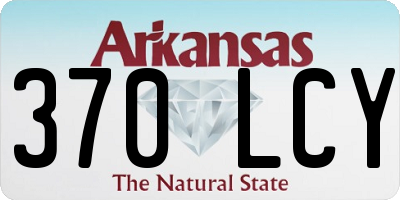 AR license plate 370LCY