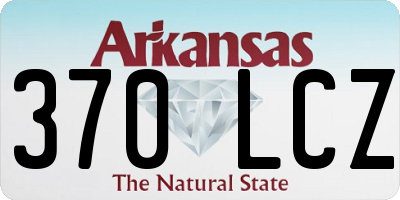 AR license plate 370LCZ