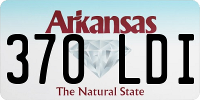 AR license plate 370LDI