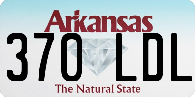 AR license plate 370LDL